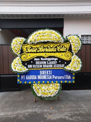 Papan Bunga Duka di Ngasem
