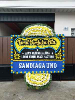Papan Bunga Duka di Ngasem
